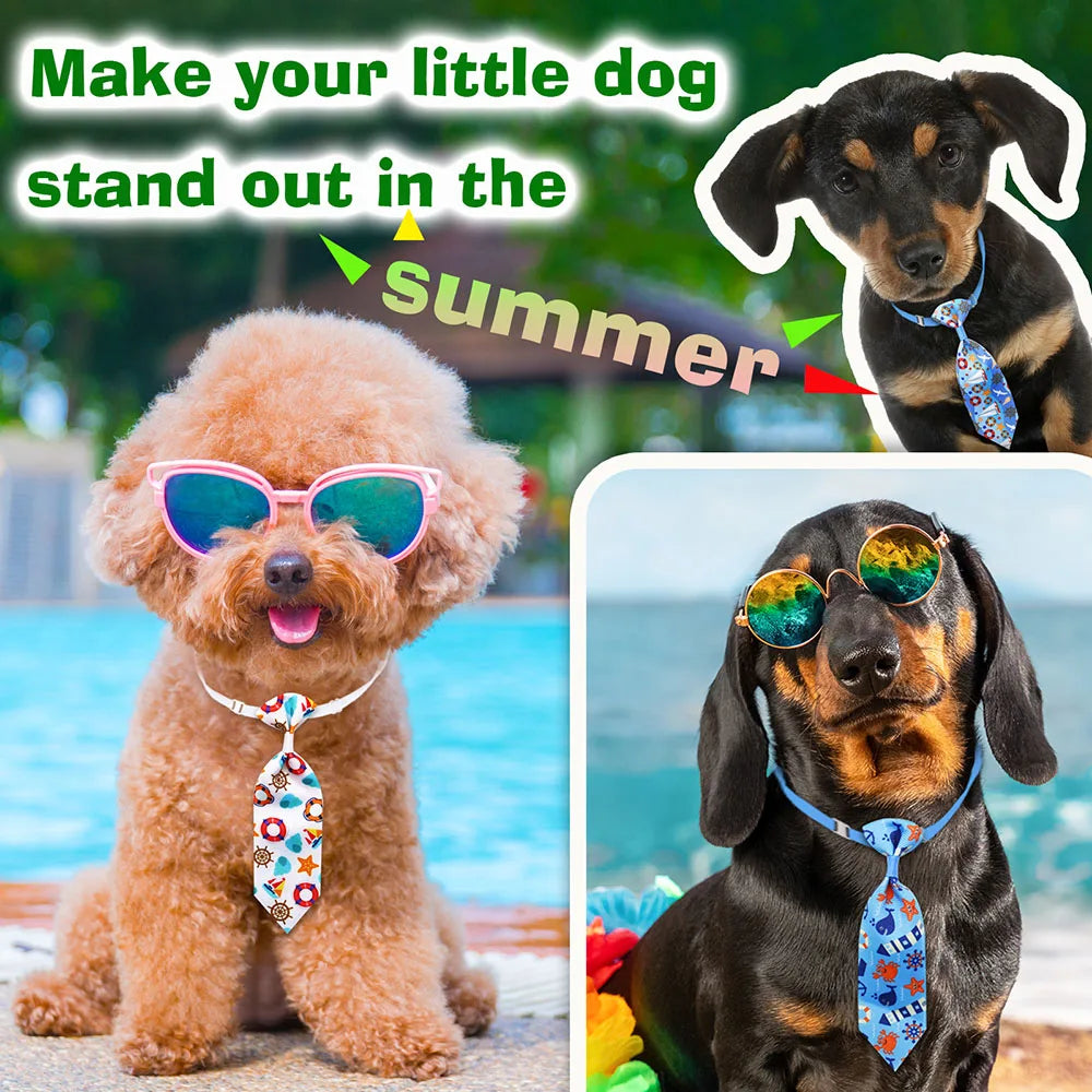 50pcs Small Dog Neckties Pet Grooming Summer Pet Dog Puppy Bowtie Pets Tie  For Dogs Pets Grooming Accessories
