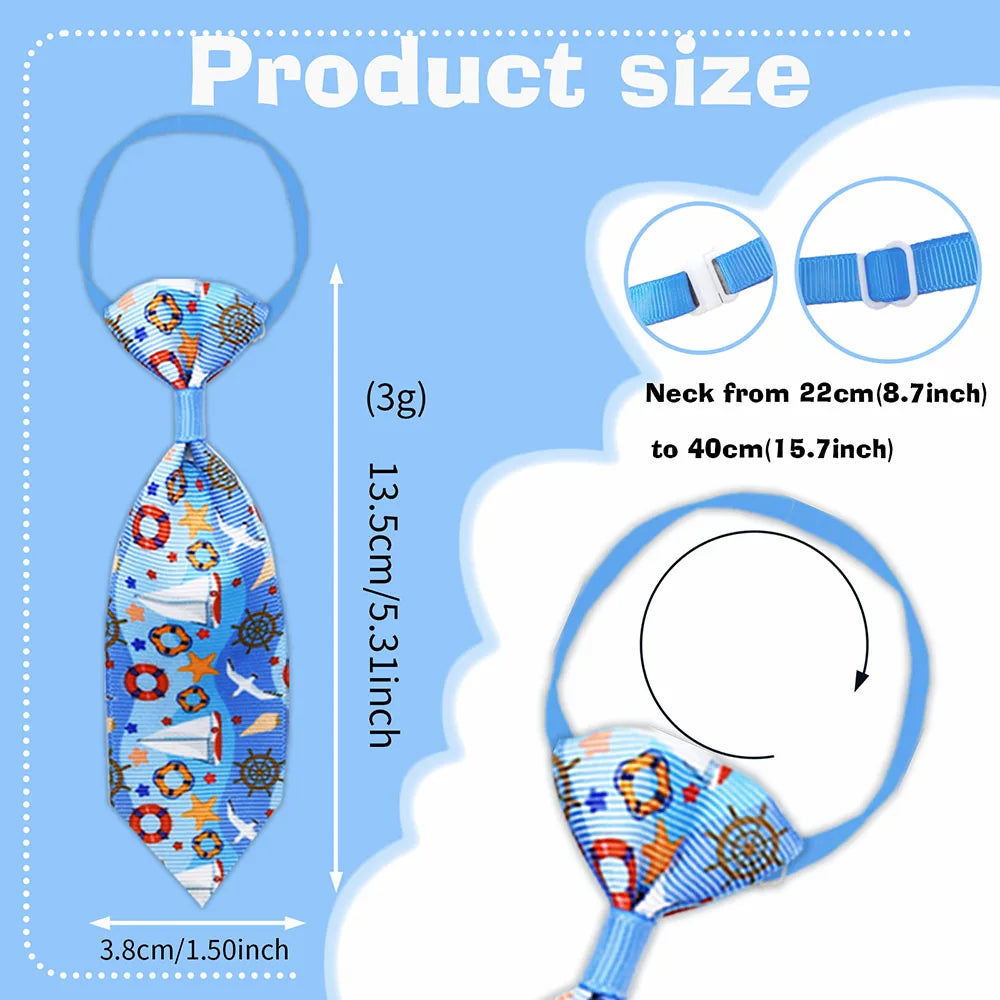 50pcs Small Dog Neckties Pet Grooming Summer Pet Dog Puppy Bowtie Pets Tie  For Dogs Pets Grooming Accessories