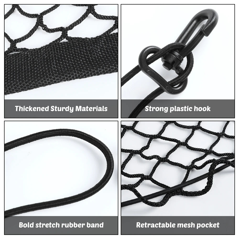 Adjustable Car Trunk Fence Pet Dog Isolation Protective Net Car Dog Safe Barrier Net Durable Elastic Fence for Dogs Accessories